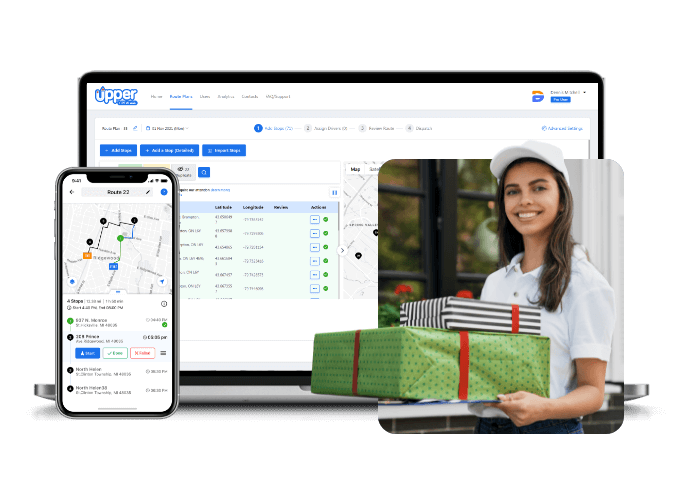 Route planning for gift delivery business