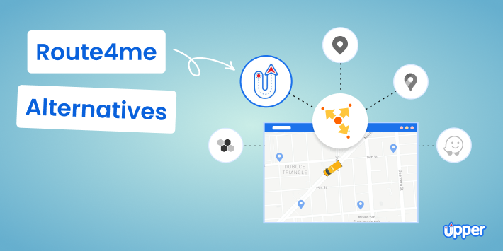 Route4Me alternatives comparison showing top route planning and delivery optimization software for logistics, field service, and delivery teams