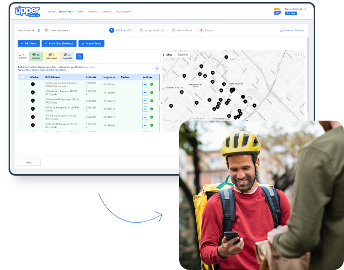 Local delivery route planner