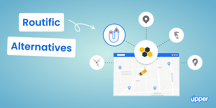 Routific alternatives comparison showing top route optimization and delivery management software options for businesses