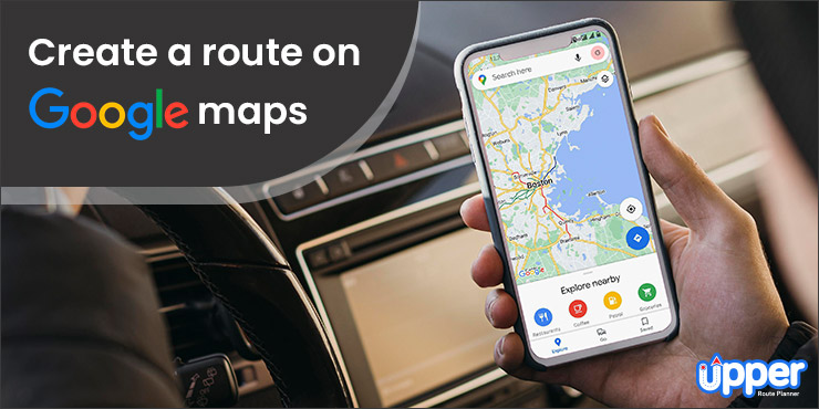 how to create a route on google maps