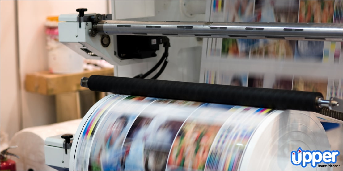 Printed advertisements for waste management marketing