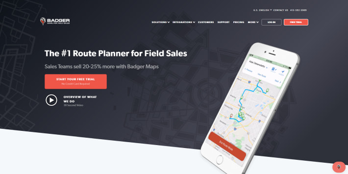 Paper route planning with Badger Maps, featuring tools that quickly find optimal delivery routes for the delivery industry.