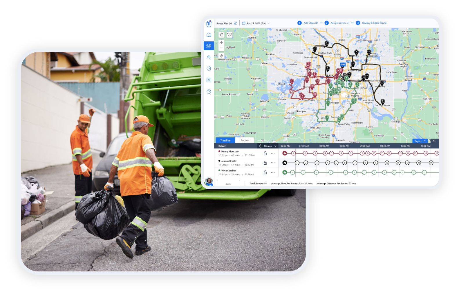 route optimization software garbage waste collection