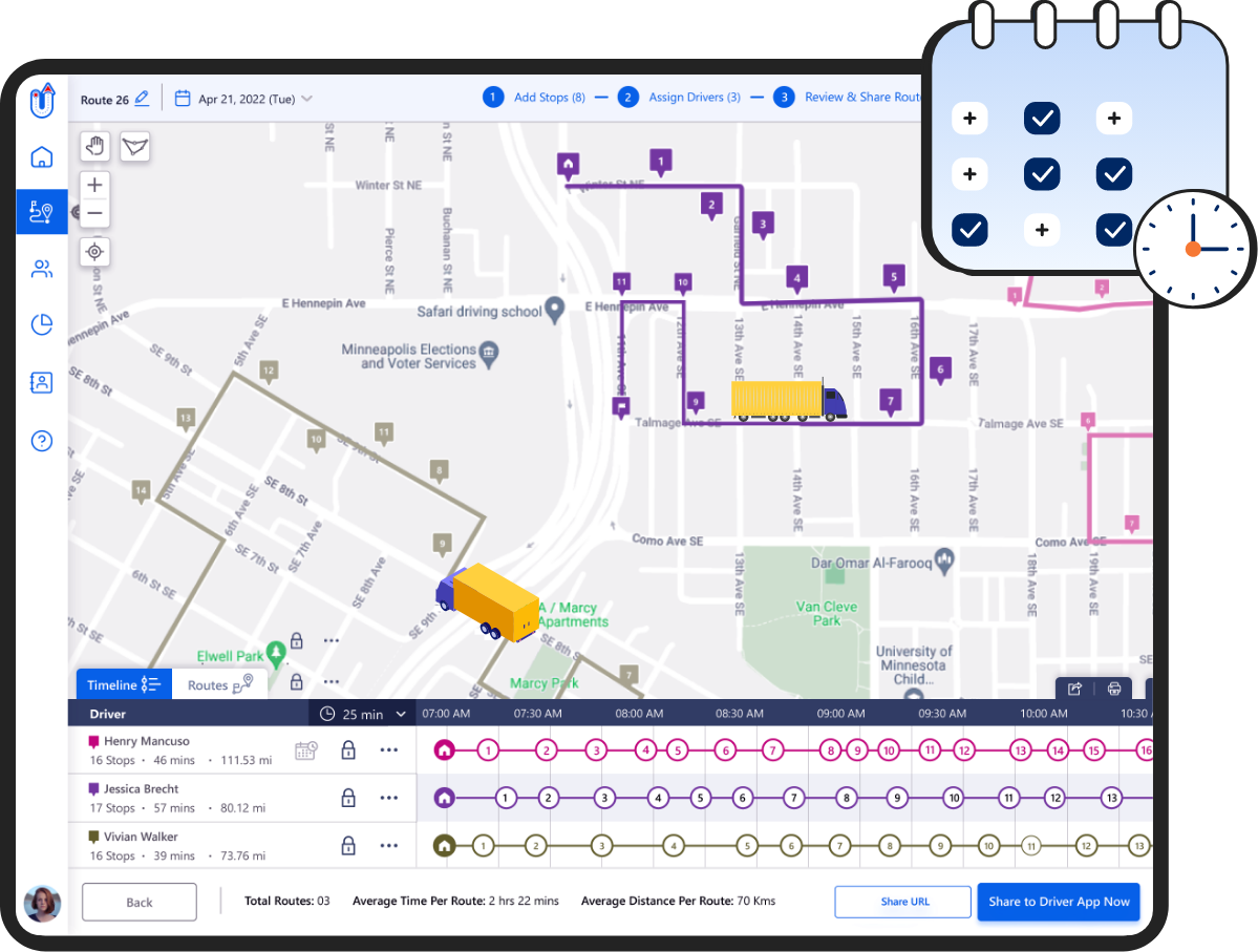 multi stop route scheduling software