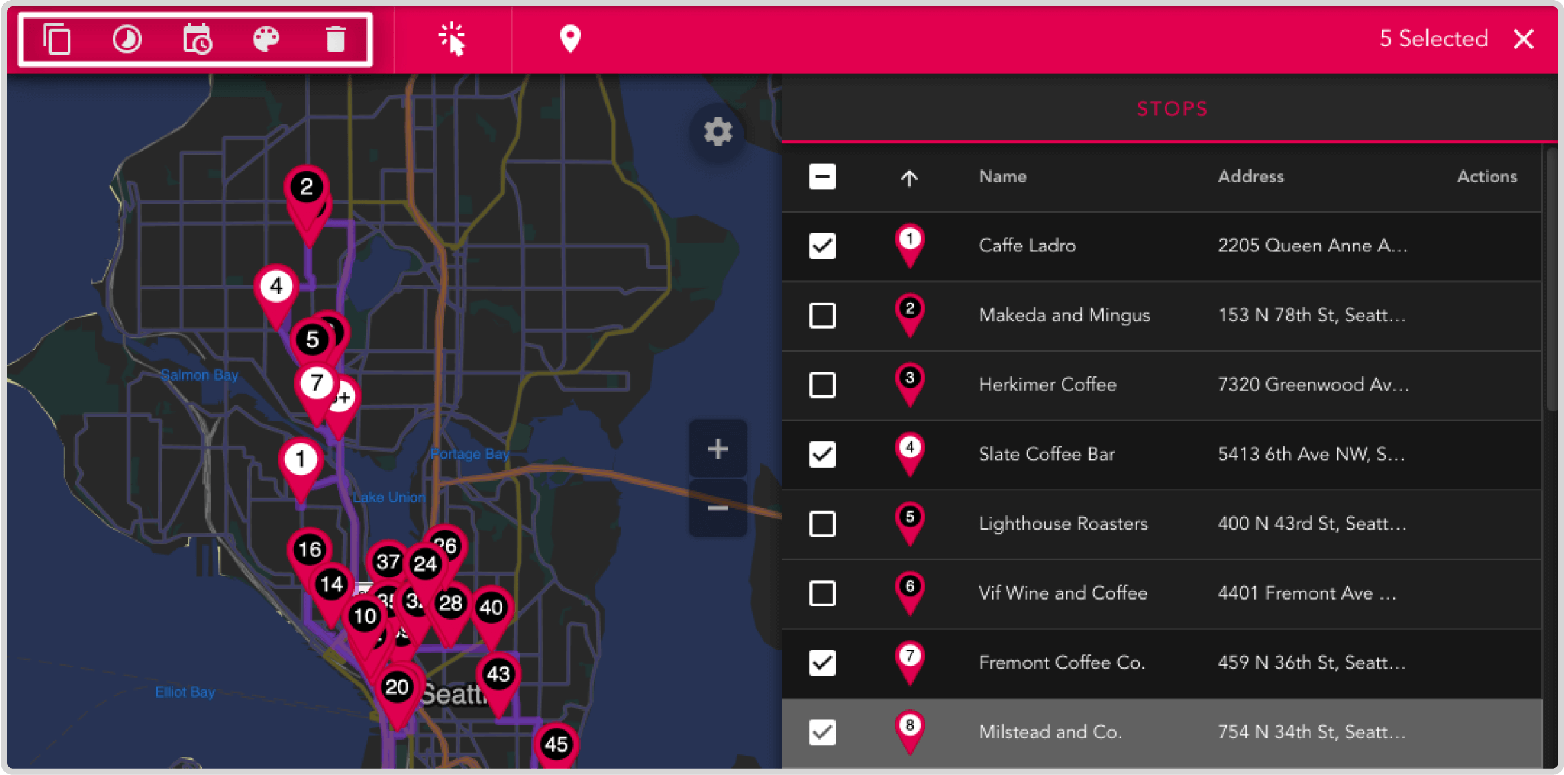 Fleet analytics and reports