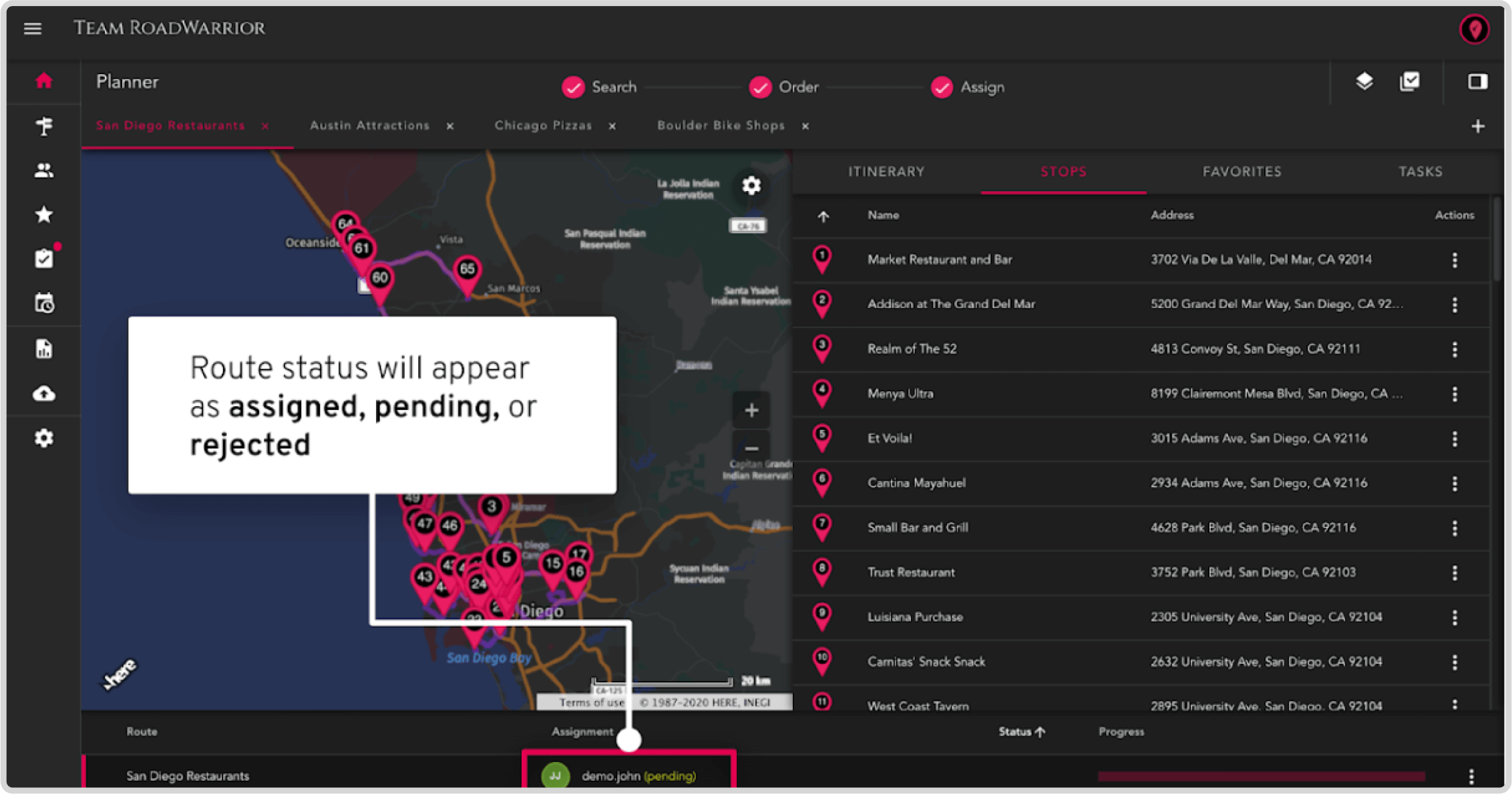 RoadWarrior #1 alternative  RoadWarrior vs MyWay Route Planner: Comparing  Route Optimization Software