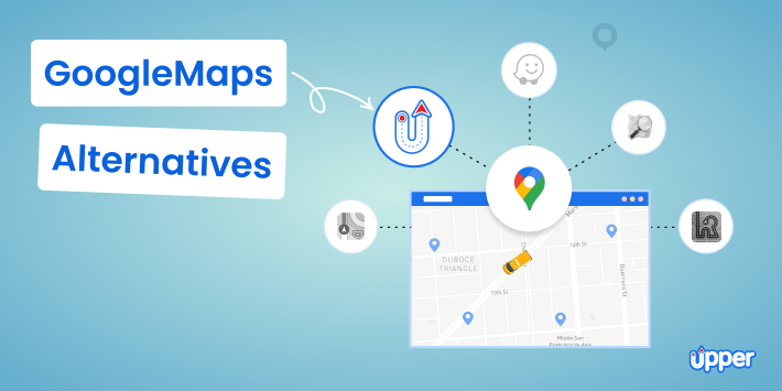 Google maps alternatives feature