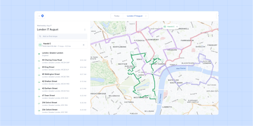 Circuit (spoke.com) for Teams: Suitable for Delivery Businesses Looking for Driver-Friendly Route Optimization
