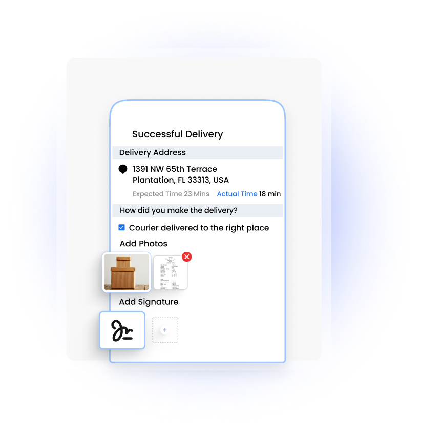 Proof of Delivery (POD)