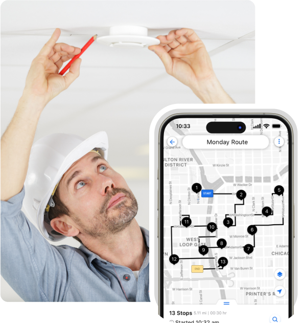 Alarm Installation and Repair Route Planning Software