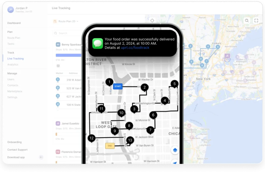 Automated customer notifications and communication