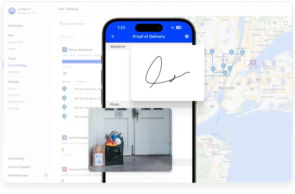 Digital proof of delivery