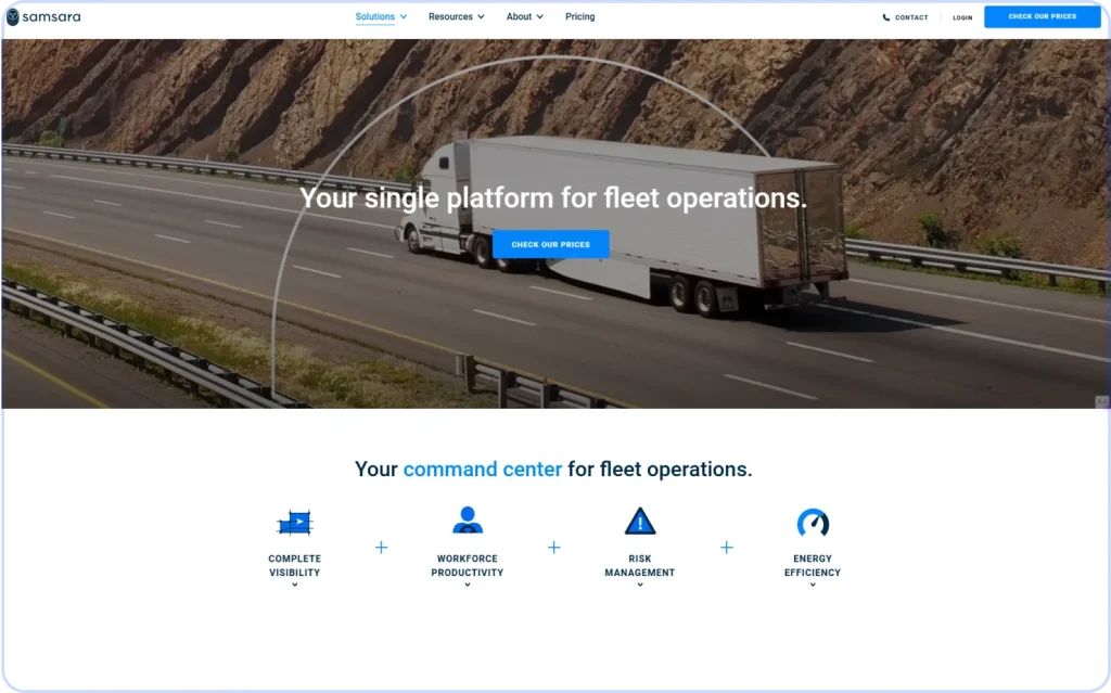 samsara fleet management software