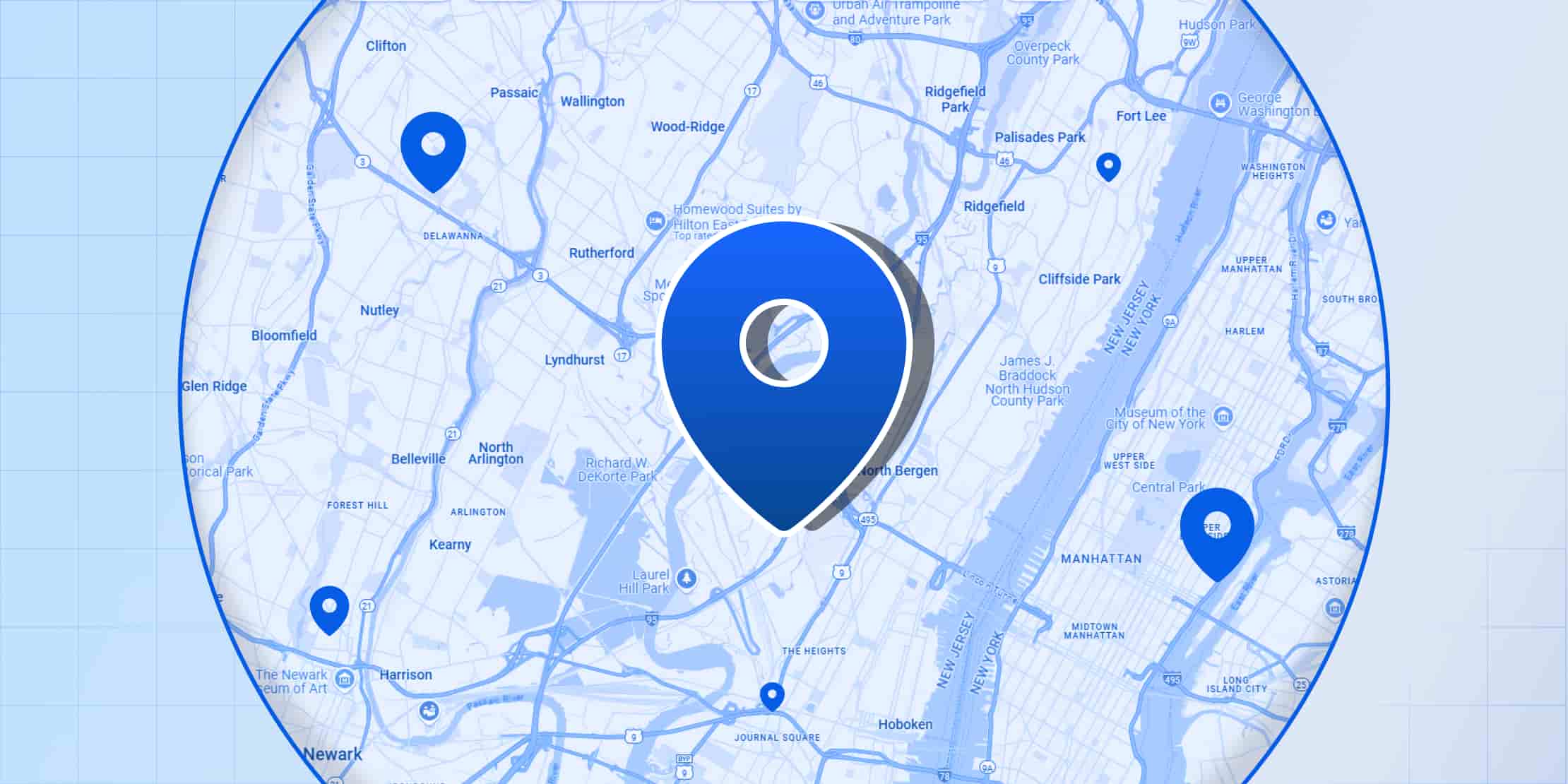 How to drop a pin on Google Maps showing a step-by-step process to mark and save a specific location