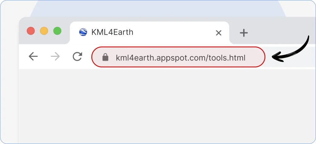 Using a third-party tool like KML4Earth to enter latitude and longitude coordinates and create a radius circle on Google Maps