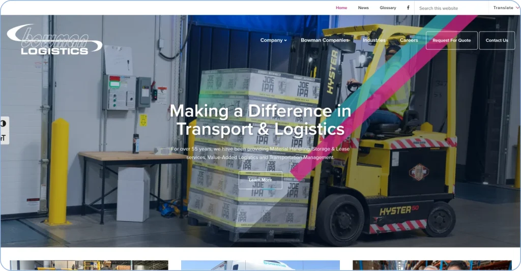 Bowman Logistics supporting reverse logistics companies with temperature-controlled storage and warehouse solutions
