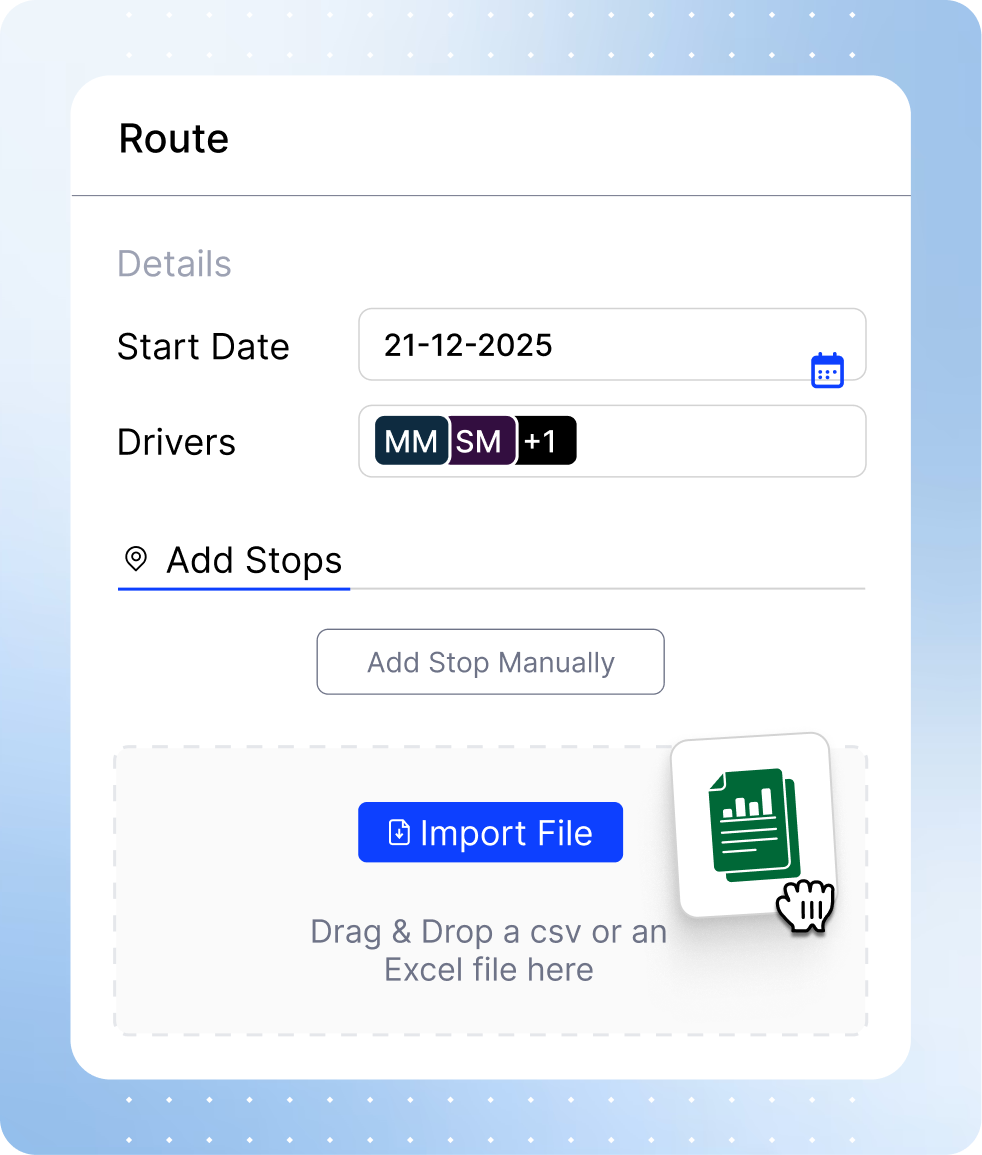 Import Spreadsheet interface showing data import from Excel files with Shopify and WooCommerce integration icons
