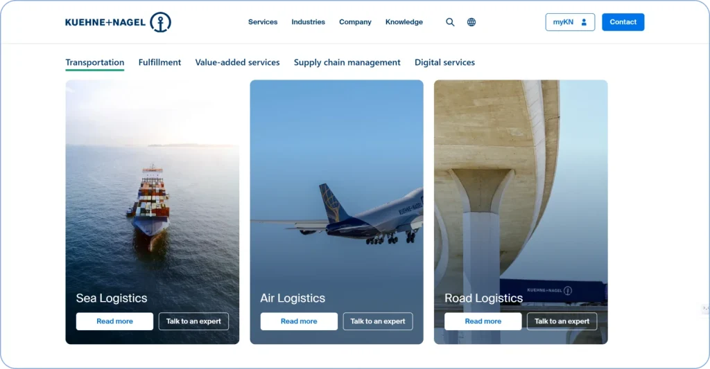 Kuehne+Nagel reverse logistics solutions improving margins and customer satisfaction