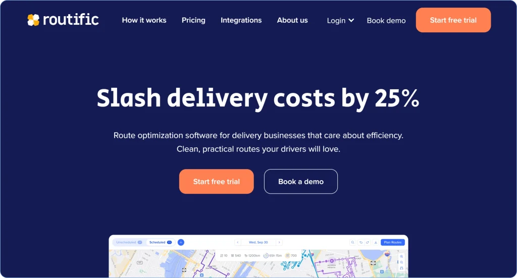 Routific reviewed as a Track-POD alternative for automated route optimization and delivery insights