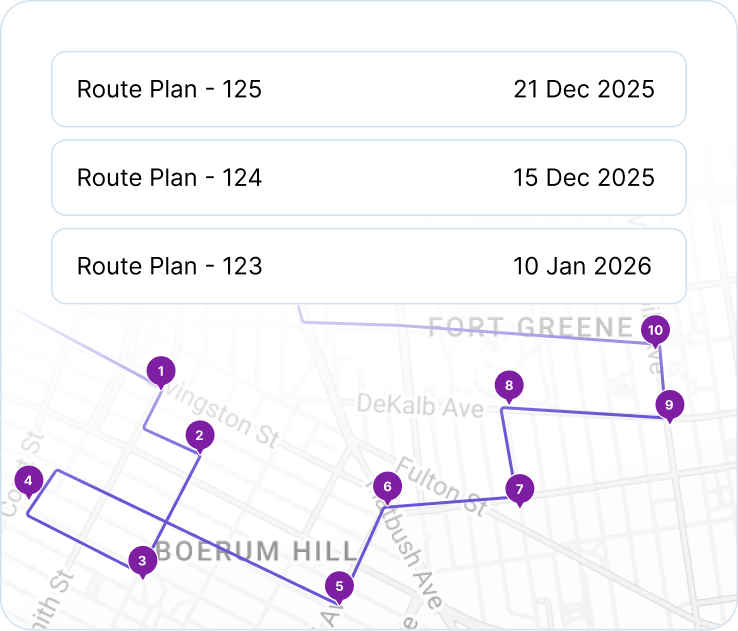 Electronic Proof of Delivery software connected to routes and live tracking, linking delivery proof to stops, customer notifications, and real-time status updates