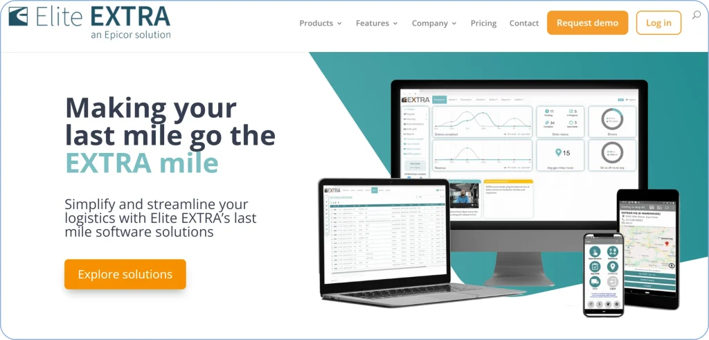 RouteXL alternatives comparison featuring Elite EXTRA as a delivery dispatch and route optimization solution