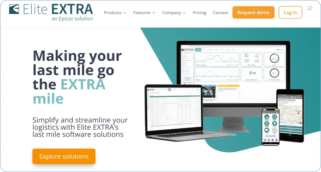 eLogii alternatives comparison featuring Elite EXTRA as a delivery dispatch and route optimization solution for last-mile logistics and courier operations