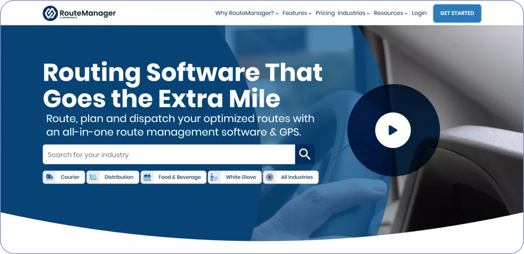OptimoRoute alternatives comparison featuring RouteManager as a route planning and fleet routing software