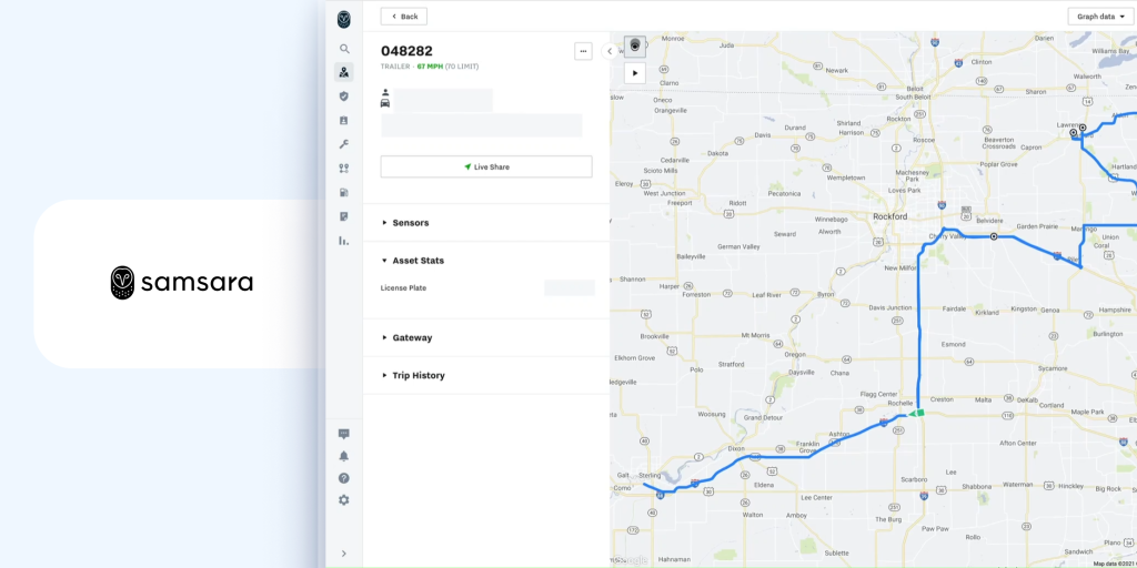 Samsara route optimization software for fleet management and logistics