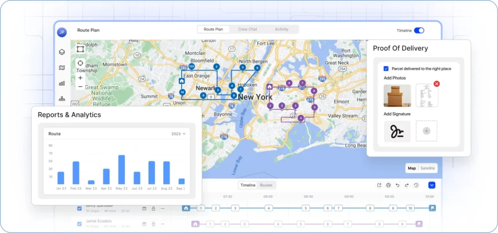 eLogii alternatives comparison highlighting Upper Route Planner as a better option with advanced route optimization, flexible features, and scalable capabilities.