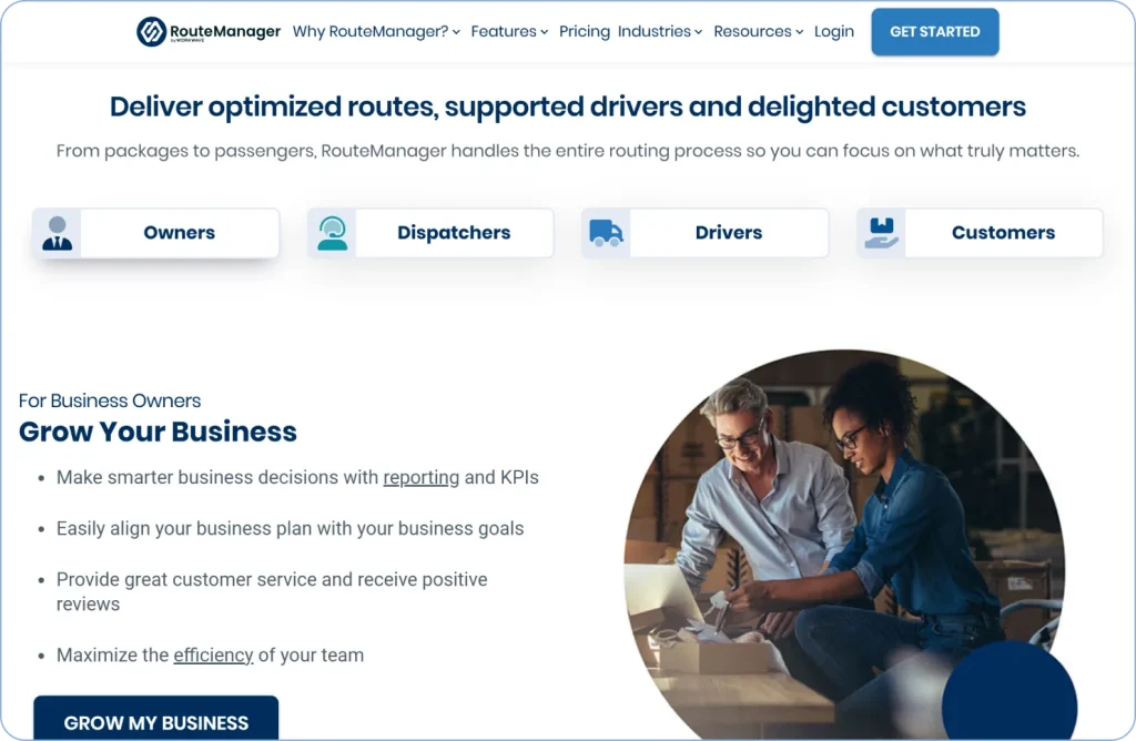 eLogii alternatives comparison featuring WorkWave Route Manager as a route planning and delivery management solution for field service and logistics teams