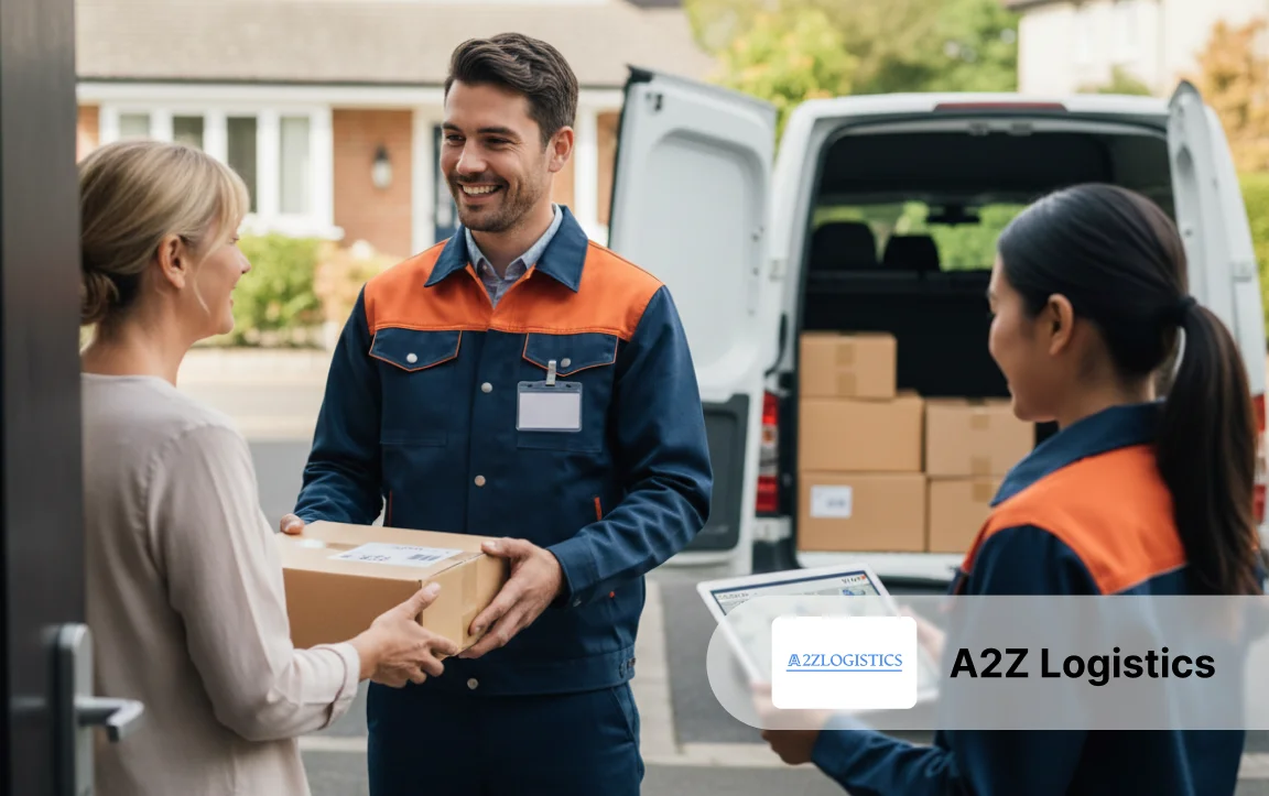 A2Z Logistics 3PL case study highlighting logistics dispatch software with real-time shipment tracking and route optimization.