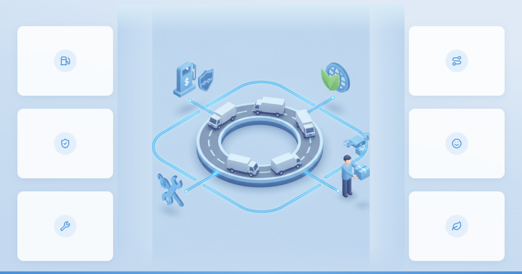 Top benefits of fleet telematics including real-time vehicle tracking, reduced fuel costs, improved driver safety, and predictive maintenance insights.