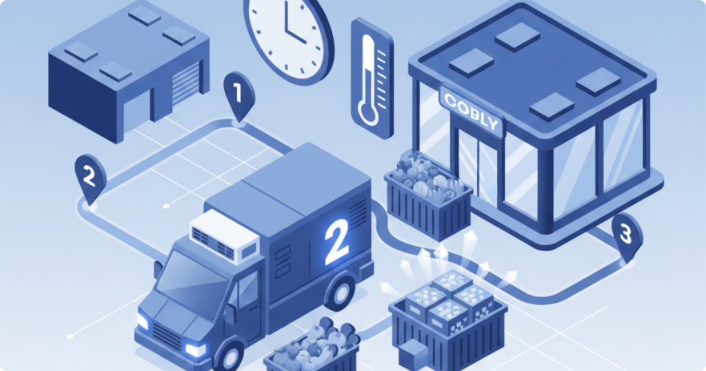 Food distributors using route optimization software to handle tight delivery windows and perishable goods efficiently.