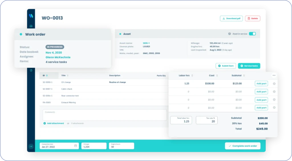 Whip Around fleet inspection and maintenance management software for vehicle compliance.