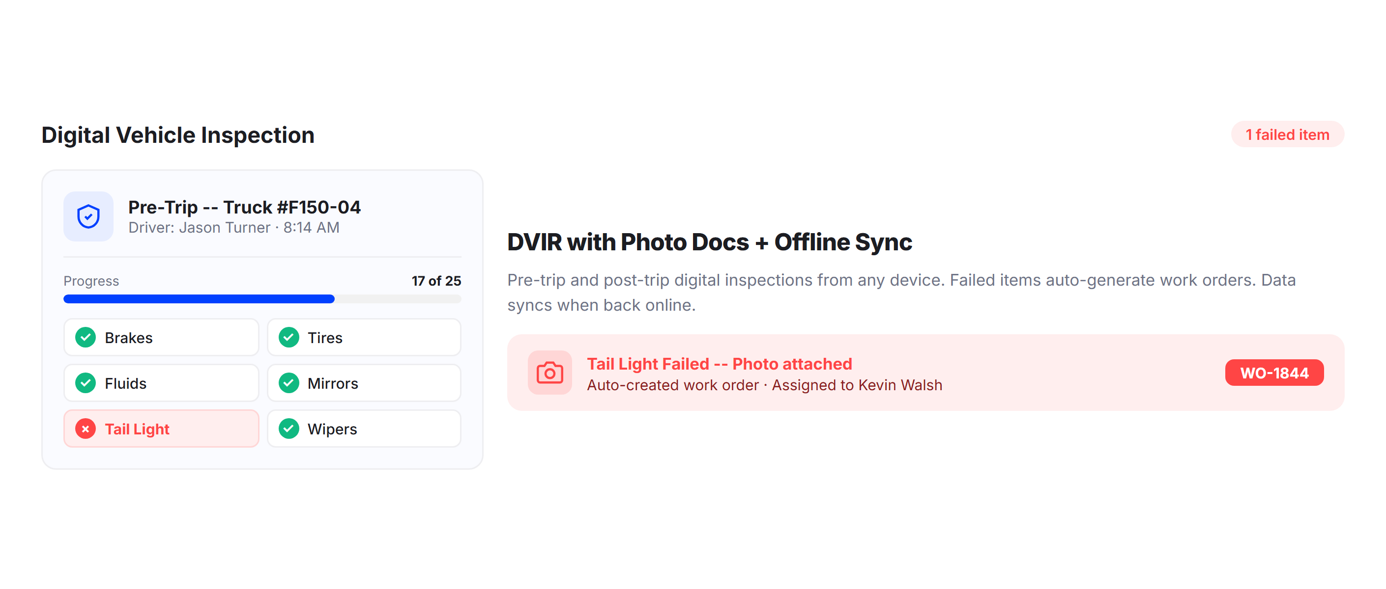 Digital Vehicle Inspections