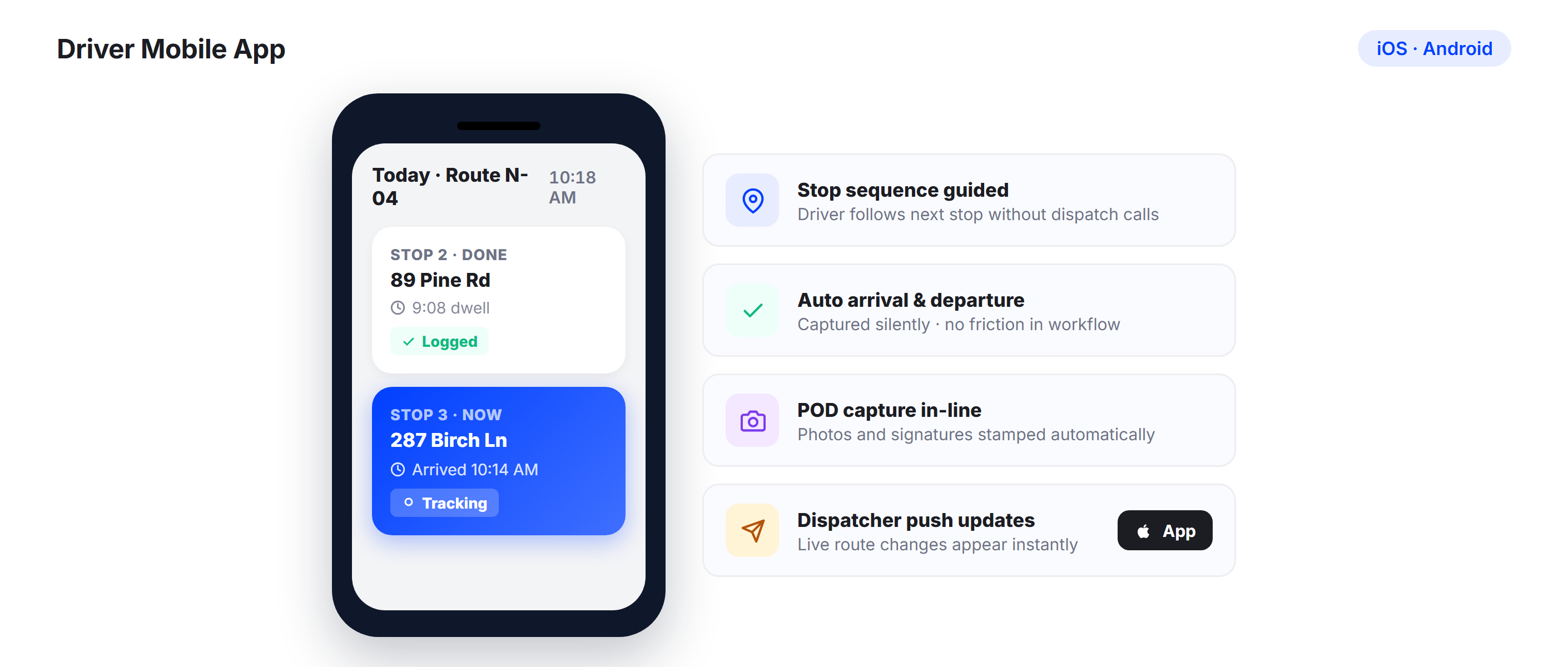 Driver Mobile App