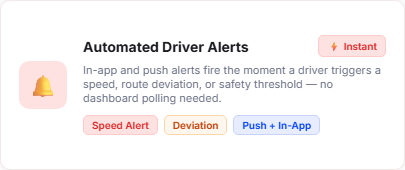 Automated Driver Alerts