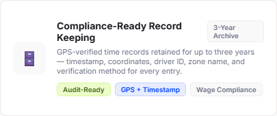 Compliance-Ready Record Keeping