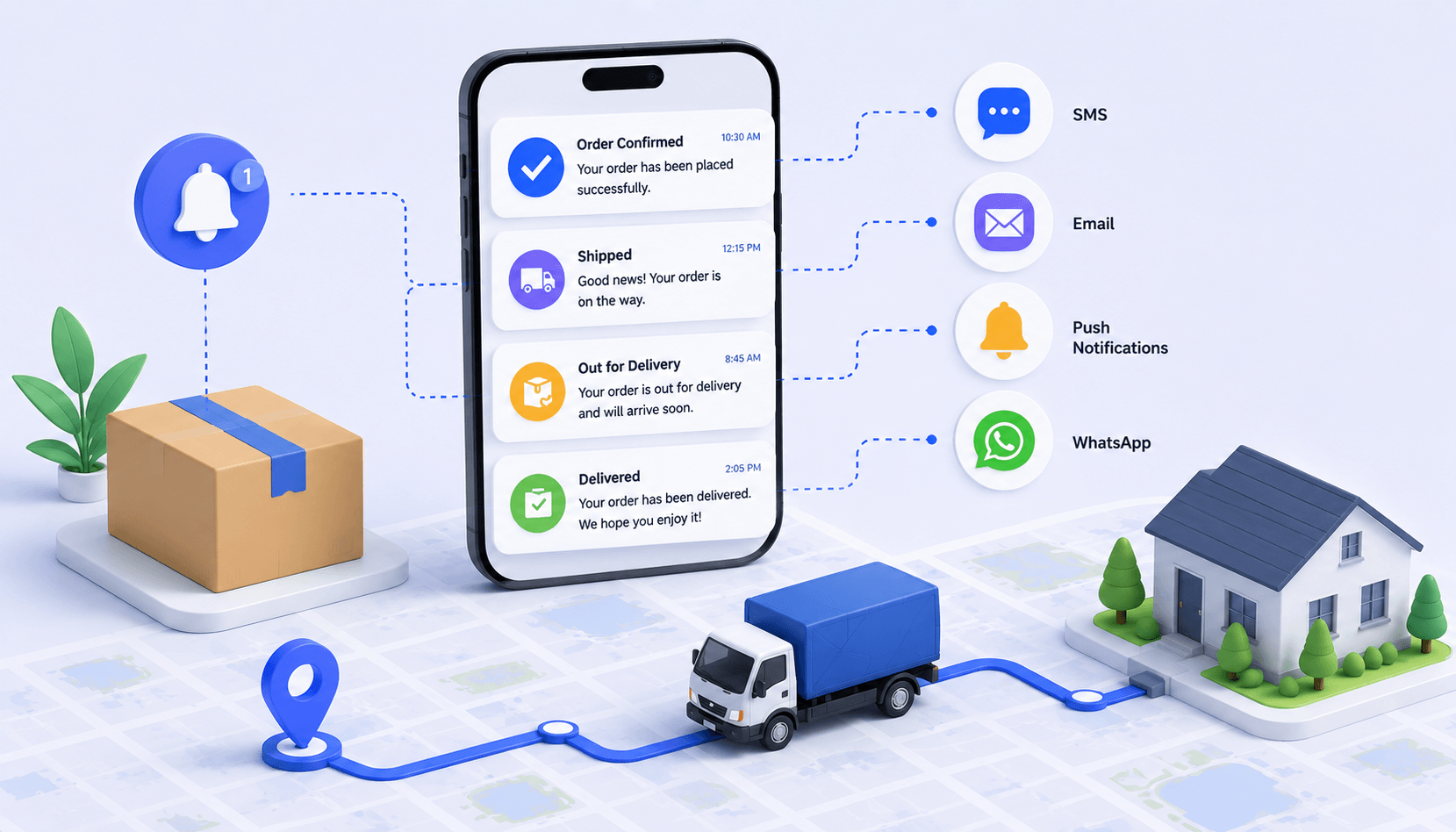 How Customer Notifications Reduce Inbound Support Calls for Delivery Businesses