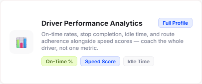Driver Performance Analytics