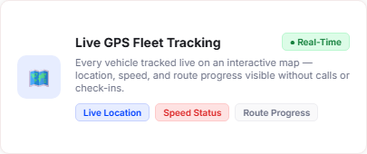 Live GPS Fleet Tracking