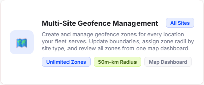 Multi-Site Geofence Management