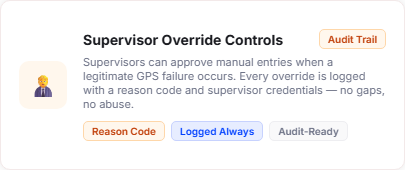Supervisor Override Controls